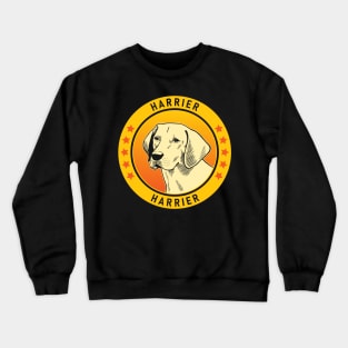 Harrier Dog Portrait Crewneck Sweatshirt